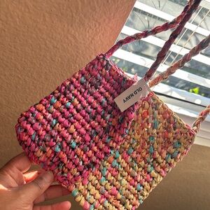 Old Navy Colorful Woven Tote